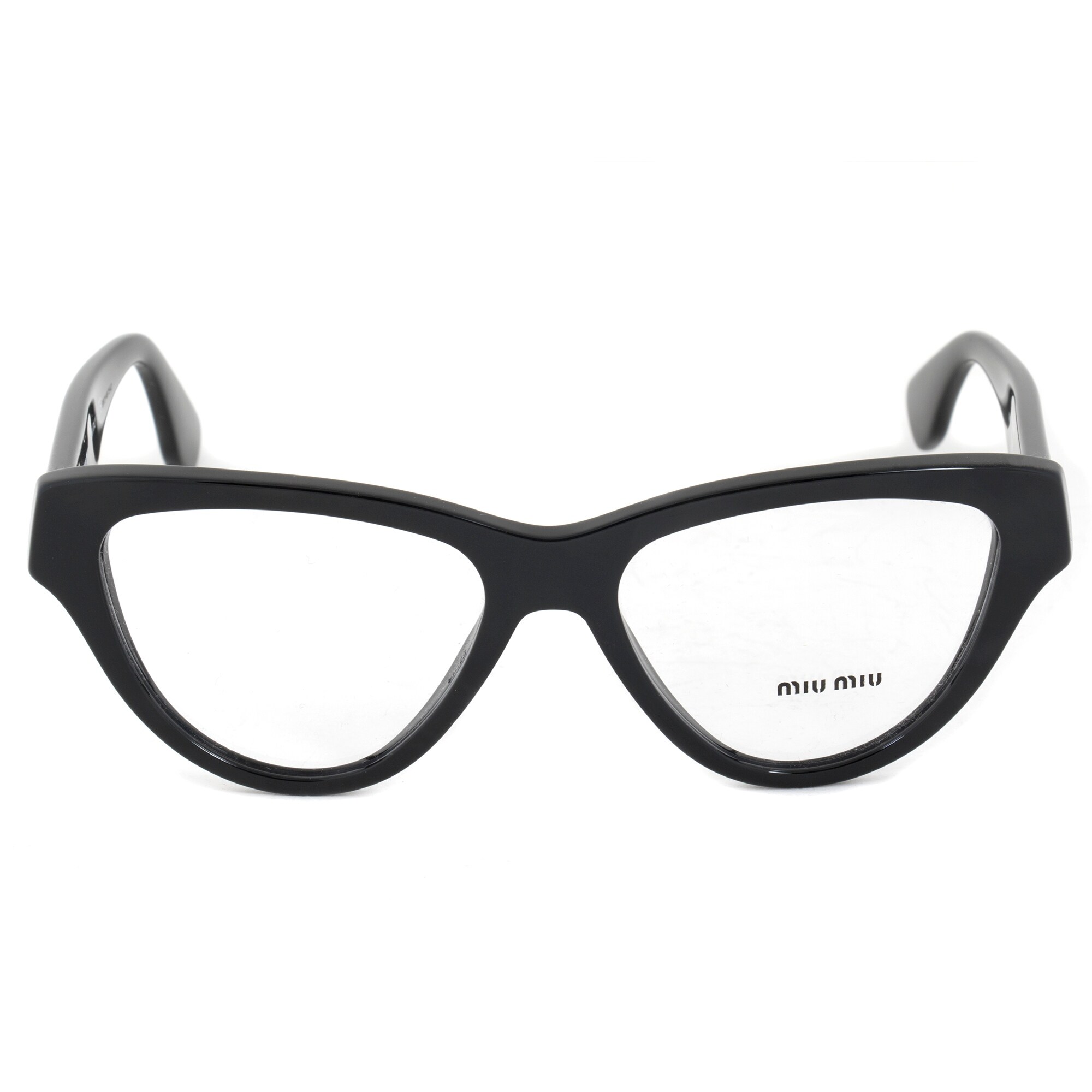 Shop Miu Miu Smu10nv 1ab1o1 Cat Eye Black Eyeglass Frames 52mm X 16mm X 145mm Overstock 19622597