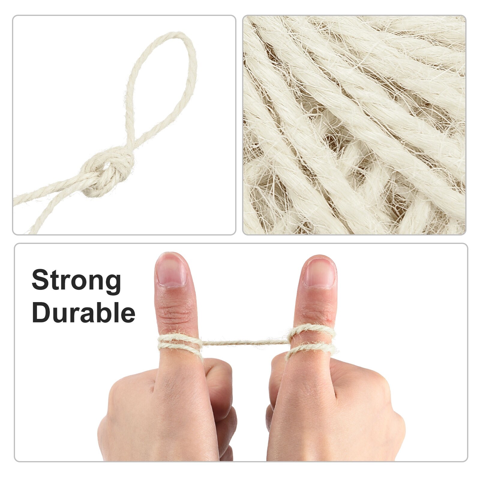 14-Pack Jute Twine String Rope Cord DIY Crafts, 2 Ply 2mm x 32.8 Feet Per  Roll - 2mm x 32.8 Feet - Bed Bath & Beyond - 29115148