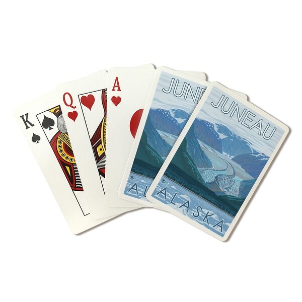 Shop Juneau Alaska Glacier Scene Lantern Press Artwork