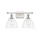 Option White and Polished Chrome / Clear