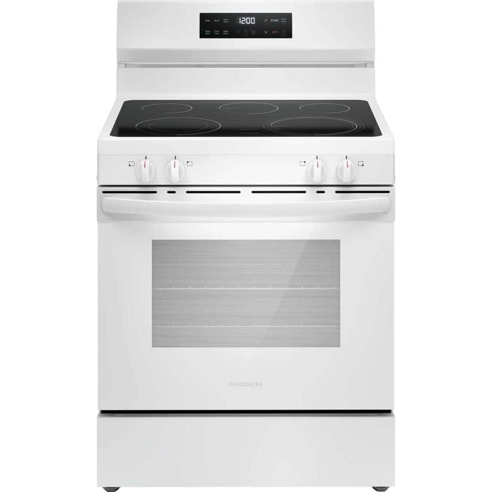 Frigidaire FCRE3062A 30" Wide 5.3 Cu. Ft. Slide In Electric Range with