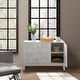 preview thumbnail 39 of 46, HULALA HOME Glenda Contemporary 45''W Versatile 3-door Adjustable Shelf Storage Cabinet