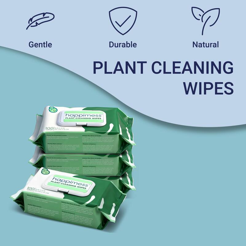 happimess, Essential Oil Plant Cleaning Wipes Remove Dust and Restore Leaf Shine