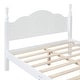 preview thumbnail 7 of 7, Full Size Wood Platform Bed Frame,Retro Style Four Poster Bed