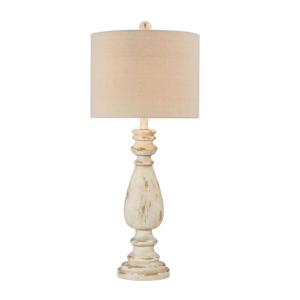 Twyla 31" Table Lamp with Linen Shade, Cottage White (Set of 2)