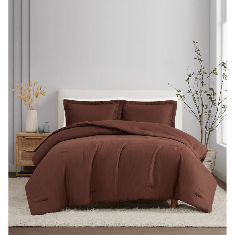 Brooklyn Loom Flax Linen Comforter Set