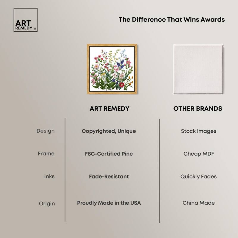 Wildflower Patch II Canvas by Art Remedy