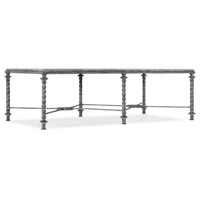 Hooker Furniture 5961-80210-00 Traditions 31" Wide Metal Coffee Table