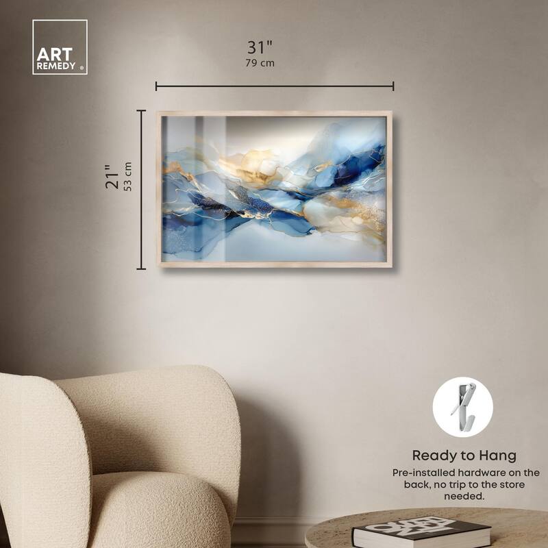 Postmodern Flow I Shadowbox by Art Remedy