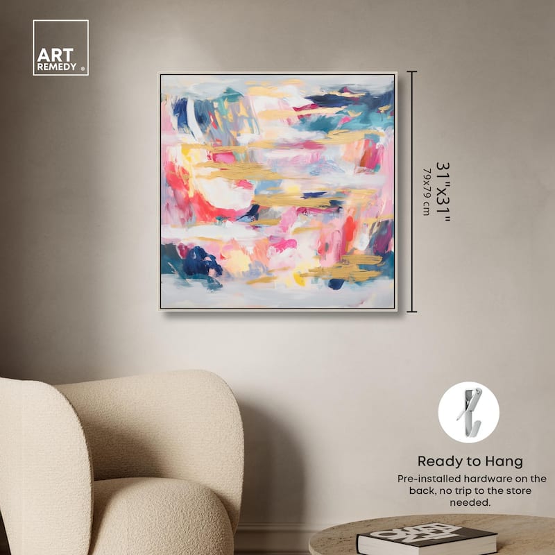 Balipink III Canvas by Art Remedy