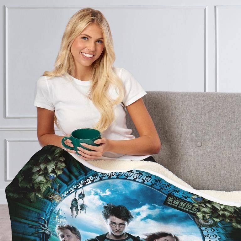 Warner Brothers Harry Potter Silk Touch Sherpa Throw Blanket
