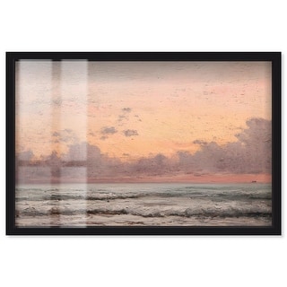 Sunken Glow IV Coastal Wall Decor Shadowbox Print by Art Remedy - Bed ...