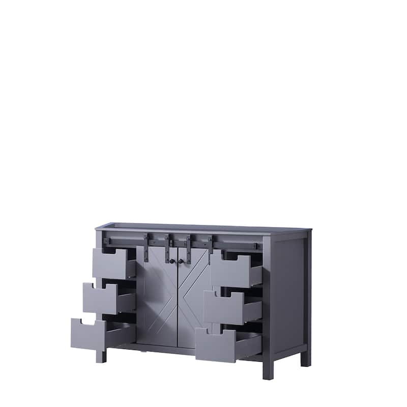 Marsyas 48 in W x 22 in D Ash Grey Bath Vanity