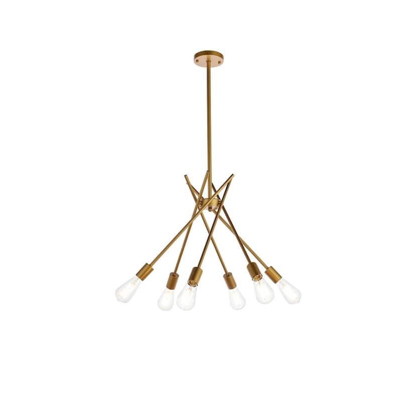 Louis 23 inch Pendant - N/A - Brass