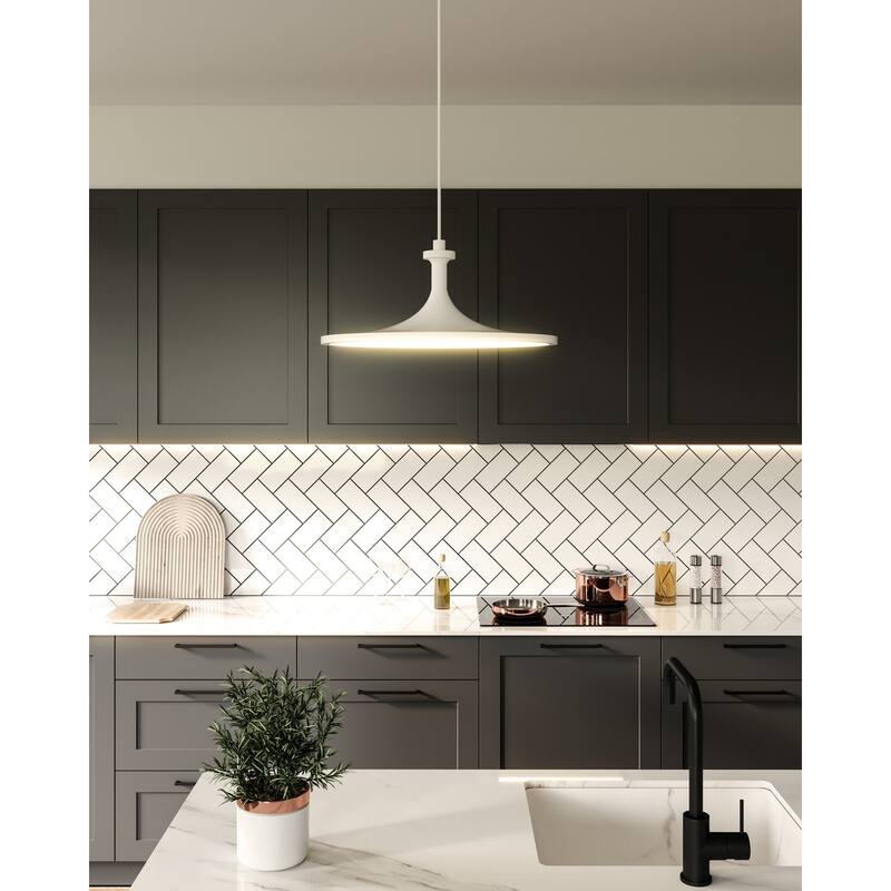 Alora Lighting PD418012 Issa 12" Wide 3000K Mini Pendant