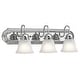 preview thumbnail 11 of 9, Kichler 3 Light 24" Wide Bathroom Vanity Light Chrome