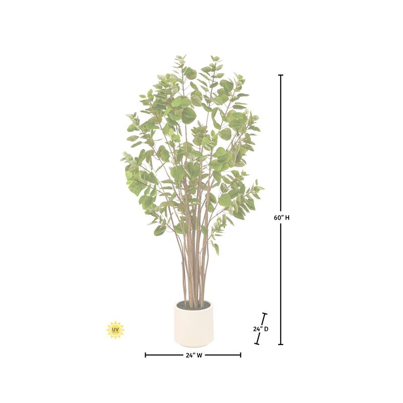 5' UV Potted Smoke Tree