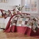preview thumbnail 4 of 16, Greenland Home Oxford Quilted Bedspread Set, Traditional Plaid, Cotton