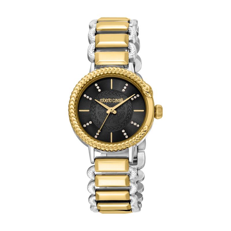 Roberto Cavalli Women RC5L020M0095 Quartz Watch - Two-Tone