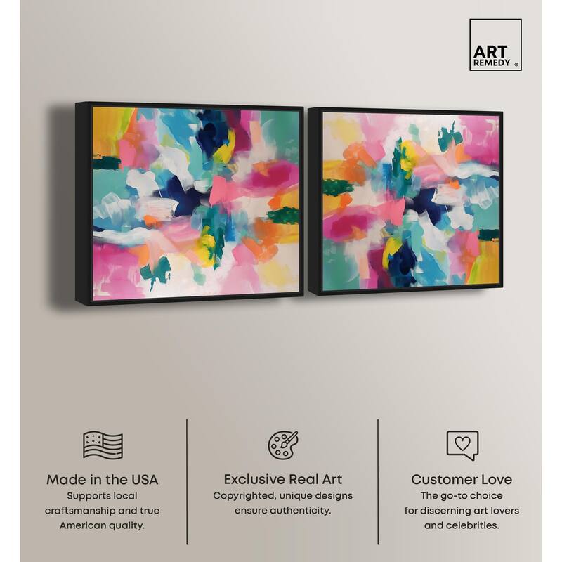 Cat Deco Canvas by Art Remedy