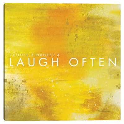 Laugh Often by Mercedes Lopez Charro Canvas Art Print