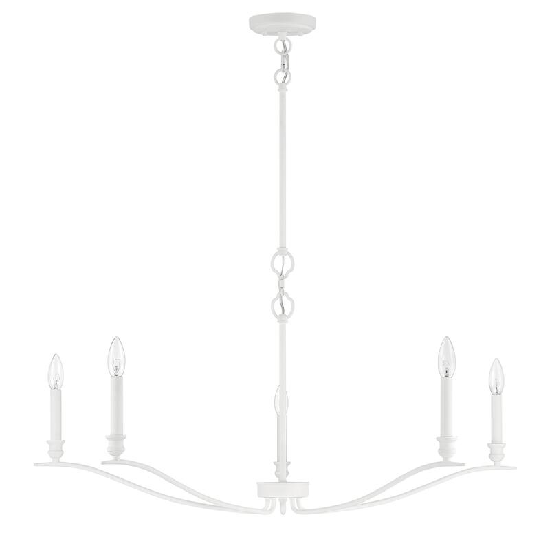 Meridian M10086 5 Light 15" Tall Taper Candle Style Chandelier