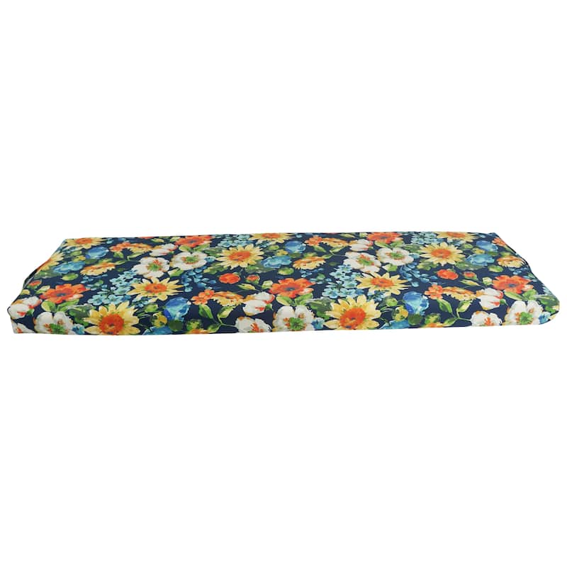 Blazing Needles 63-inch All-Weather Bench Cushion - 63 x 19