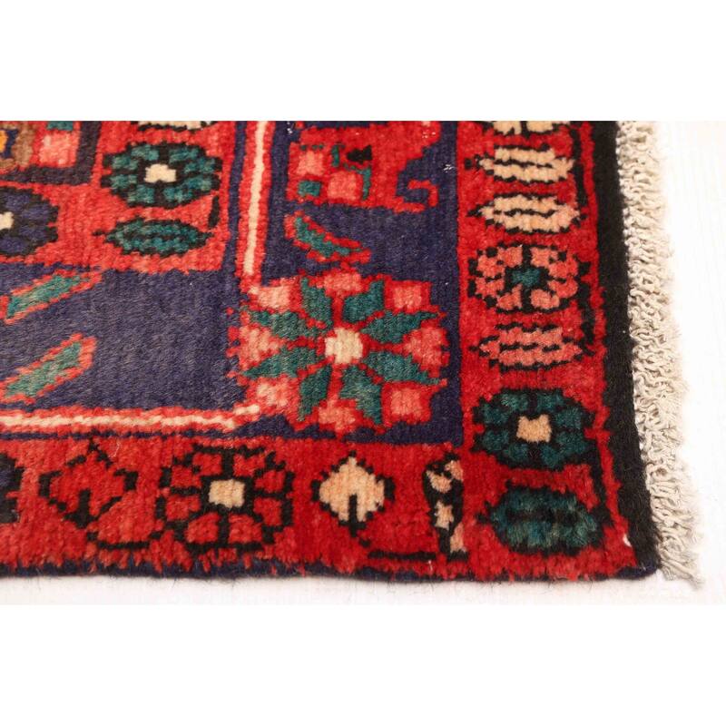 ECARPETGALLERY Hand-knotted Anadol Dark Navy Wool Rug - 3'4 x 9'7