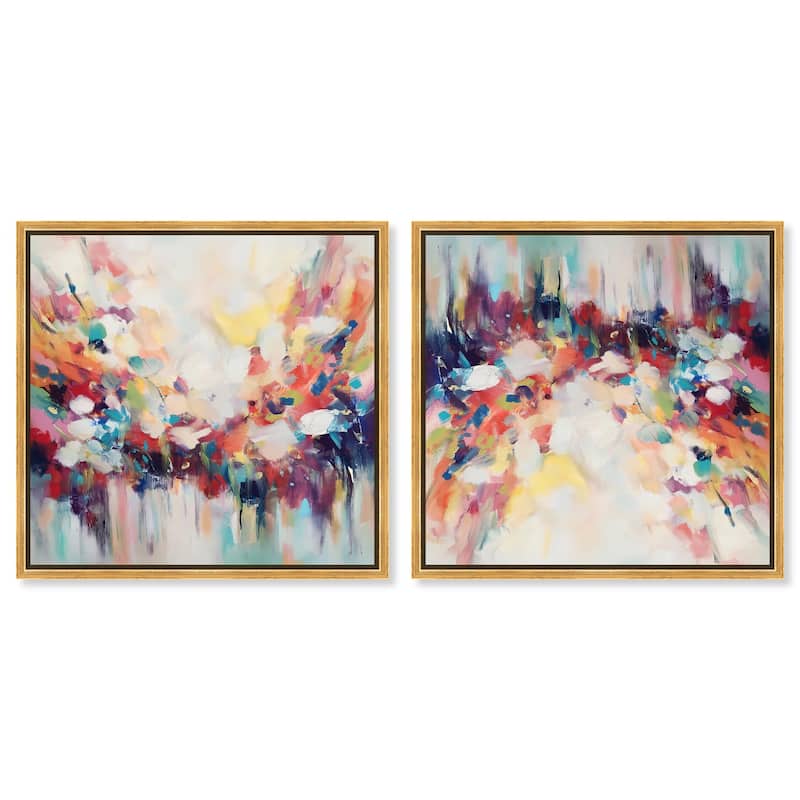 Flourishing Canvas by Art Remedy - 16" x 24" - Silver