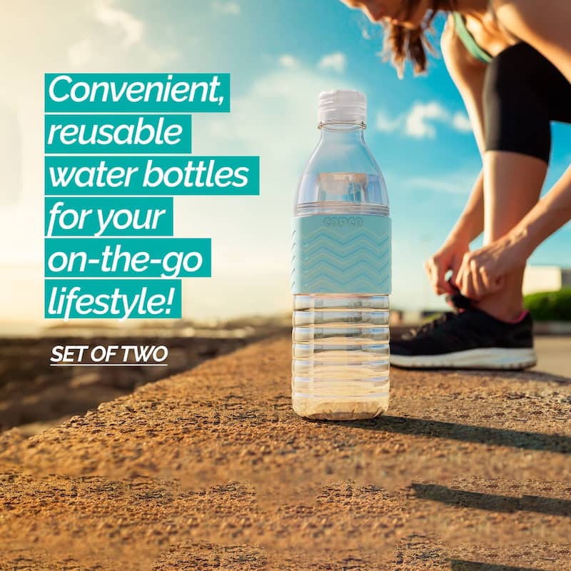 Copco 2 Pack Hydra Resuable Water Bottles - 16.9 oz each