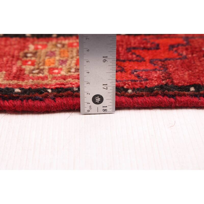 ECARPETGALLERY Hand-knotted Konya Anatolian Black, Red Wool Rug - 4'6 x 9'5