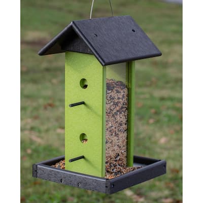 OUTDOOR LEISURE PRODUCTS Model GM8BKL Songbird Bird Feeder Made with High Density Poly Resin