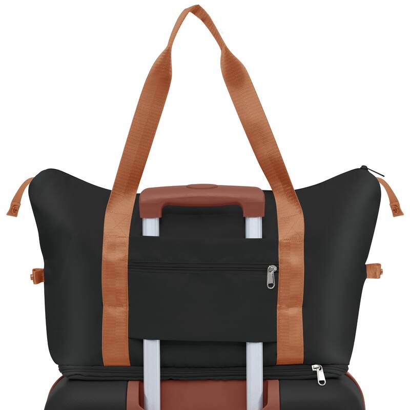 Luggage Sets Four Piece, ABS Durable Suitcase with Travel Bag