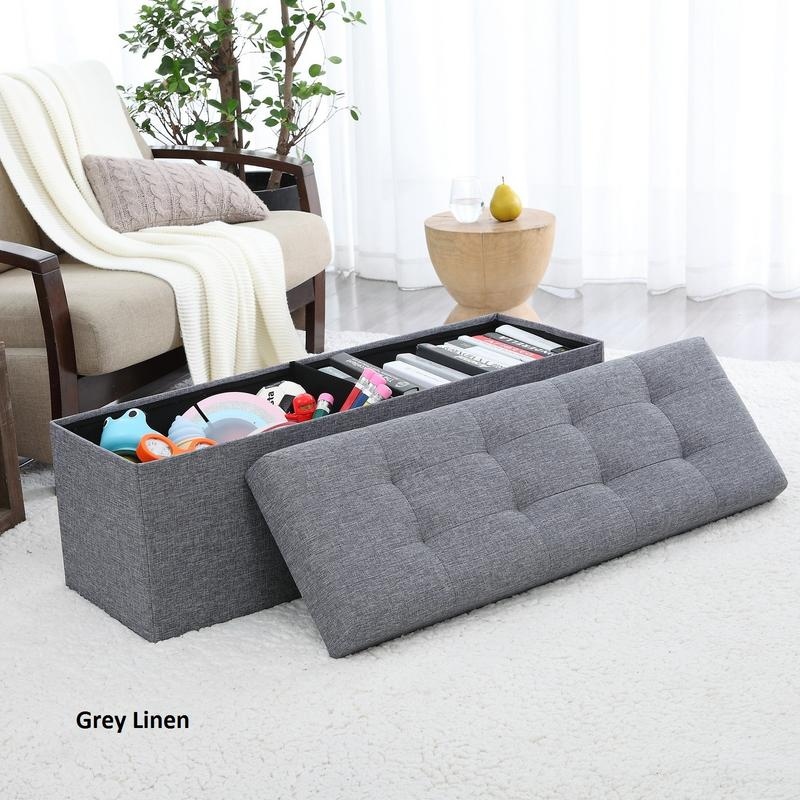 Collapsible ottoman 2025 bench