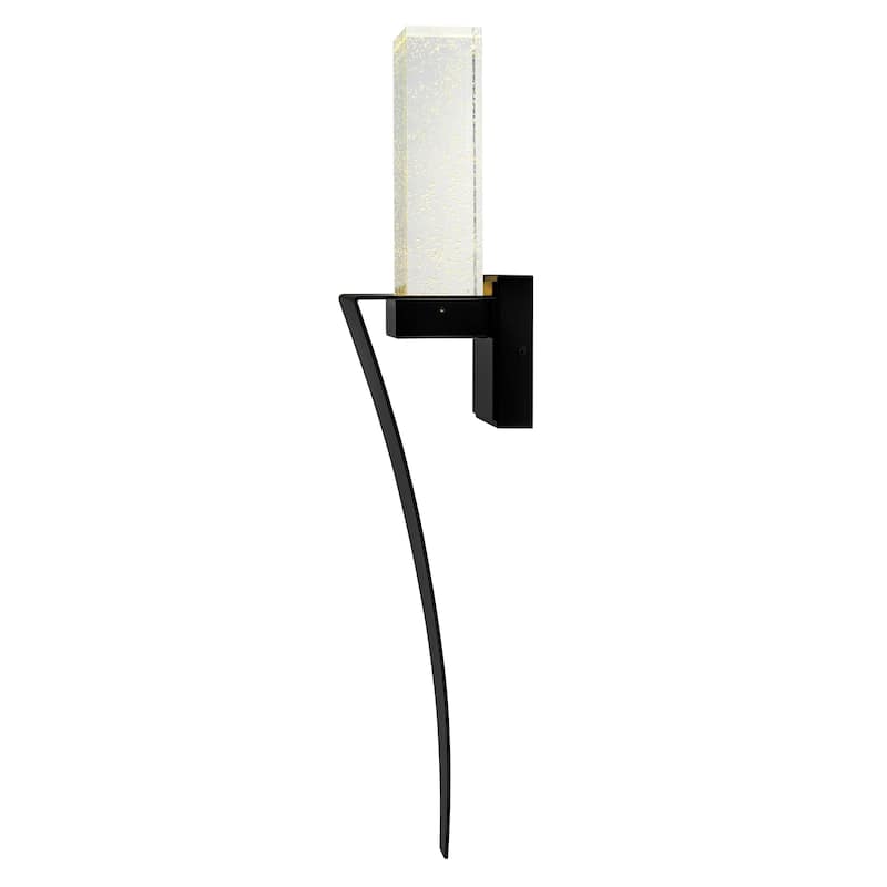 Catania Integrated LED Black Wall Light