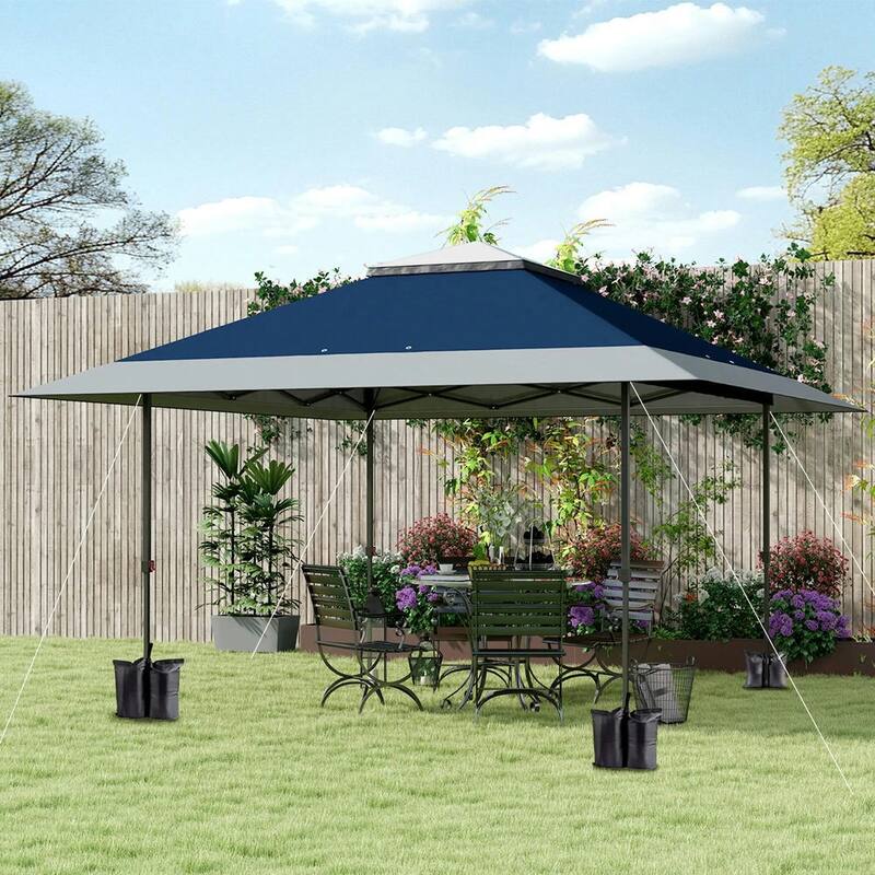 13'x13' Pop Up Canopy Tent,UPF50+ Tents for Parties,Height Adjustable