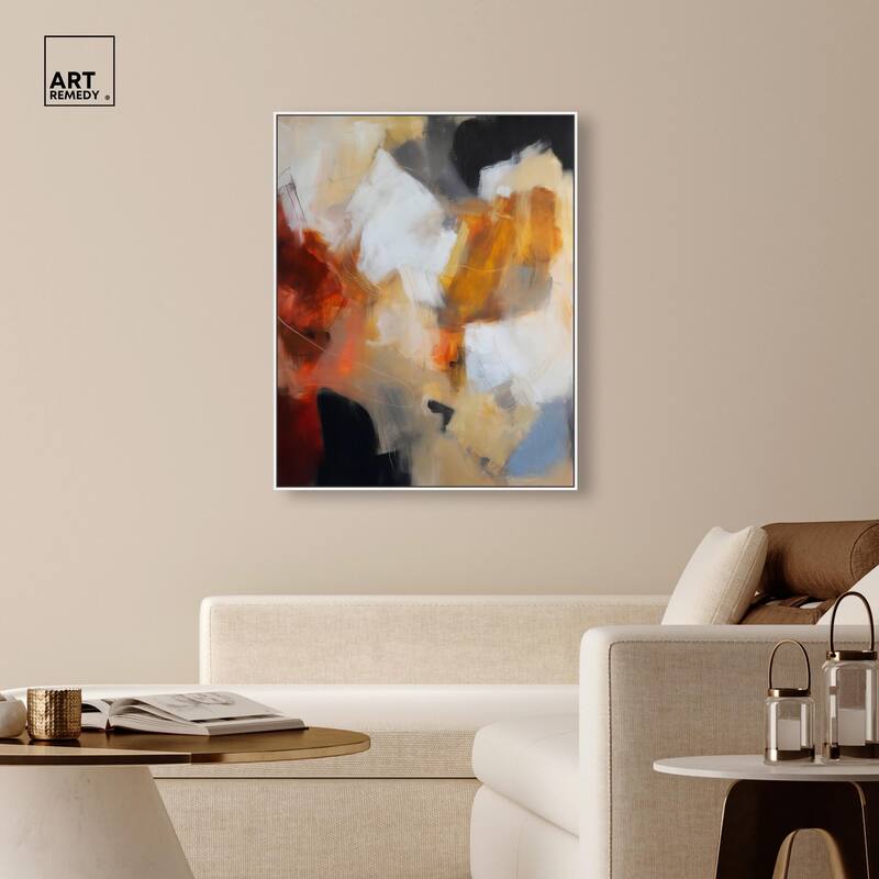 Earth and Fire I Canvas by Art Remedy