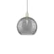 Option Black Antique Brass / Light Smoke Deco Swirl