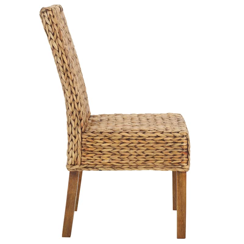 SAFAVIEH Marcy Brown Side Chair (Set of 2) - 18.1" W x 19.7" L x 39" H - 19"W x 22"D x 39"H