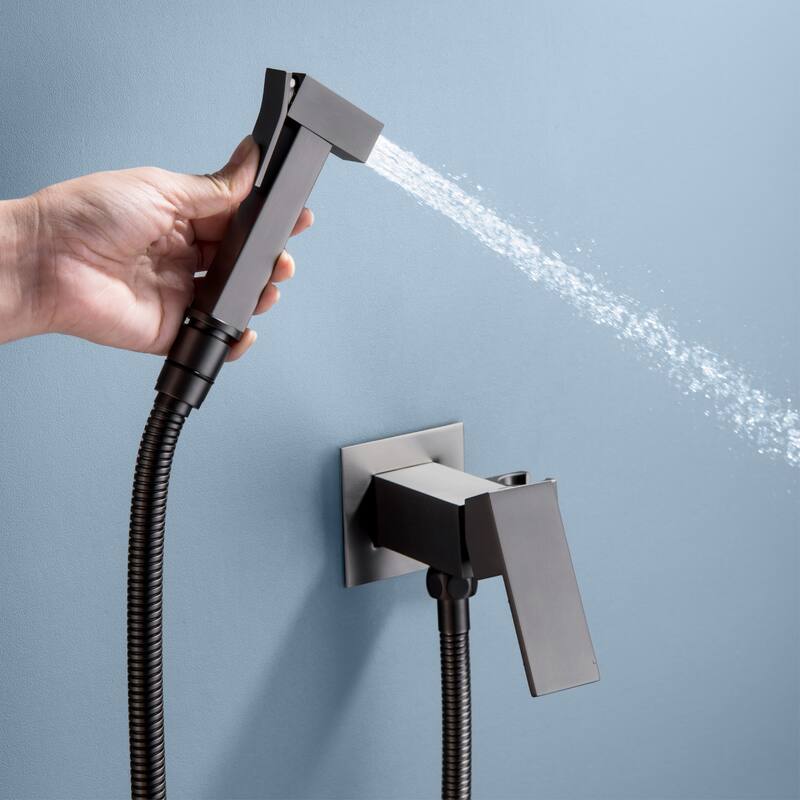 Wall Mounted Square Handheld Bidet Sprayer for Toilet