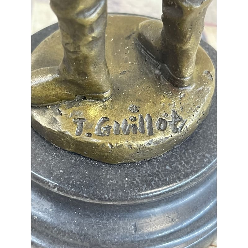Real Pure Clic Bronze Cavalier Cavalry Soldier Renaissance Sculpture Art Deco