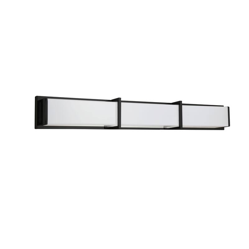 Vanity Light Polished Chrome - Modern Bathroom Lighting Fixture - 39.5 Inch Wall Mount - 3.25