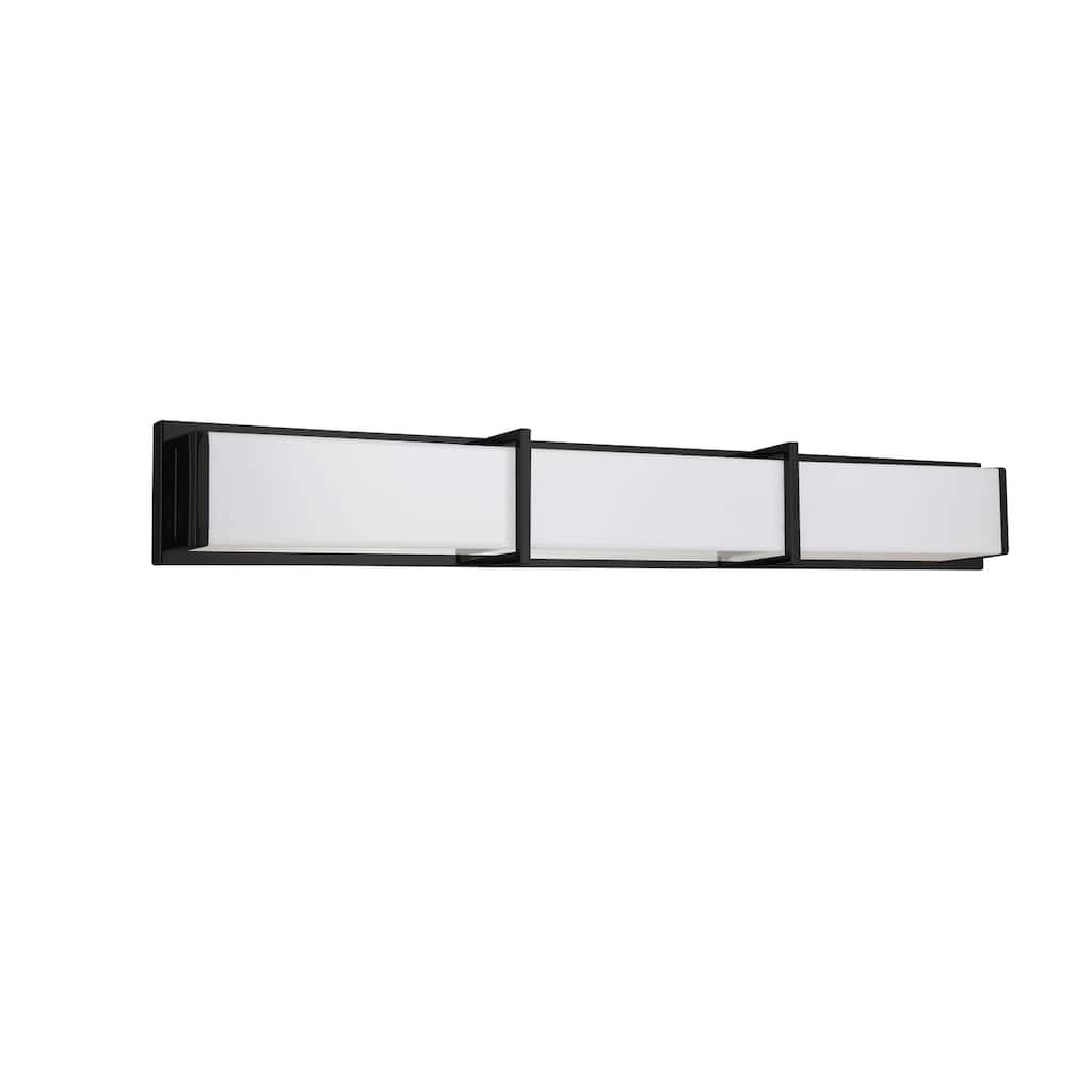 Vanity Light Polished Chrome - Modern Bathroom Lighting Fixture - 39.5 Inch Wall Mount - 3.25