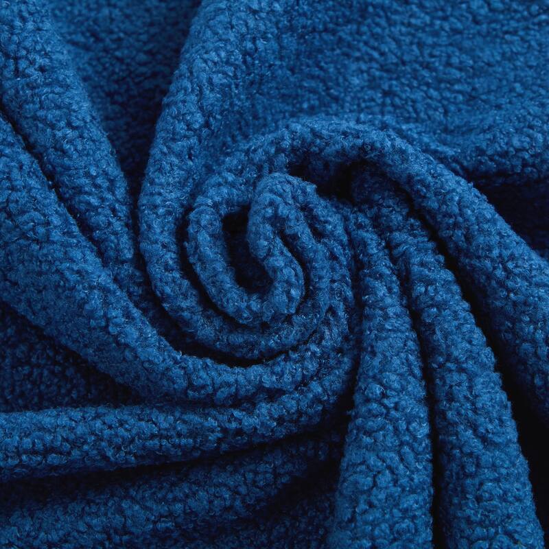 Convertible Teddy Fabric Foam-Filled Sleeper Sofa Bed
