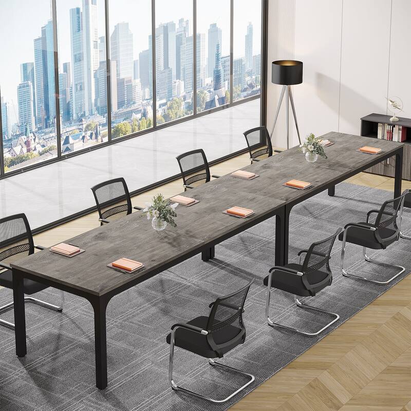Large Conference Meeting Seminar Business Table for 6-8 Person (Set of 2) - 2PCS