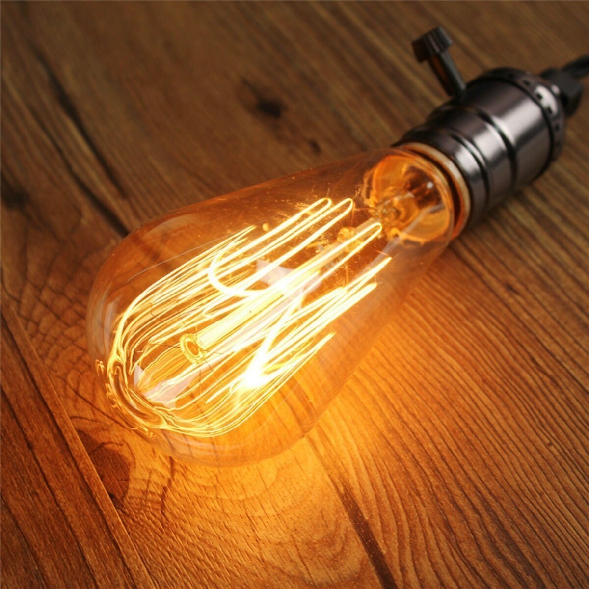 Antique edison bulb st64 deals