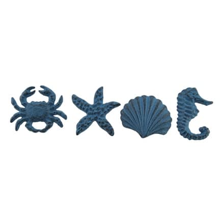 Shop Coastal Sea Life 4 Piece Cast Iron Drawer Pull Or Cabinet