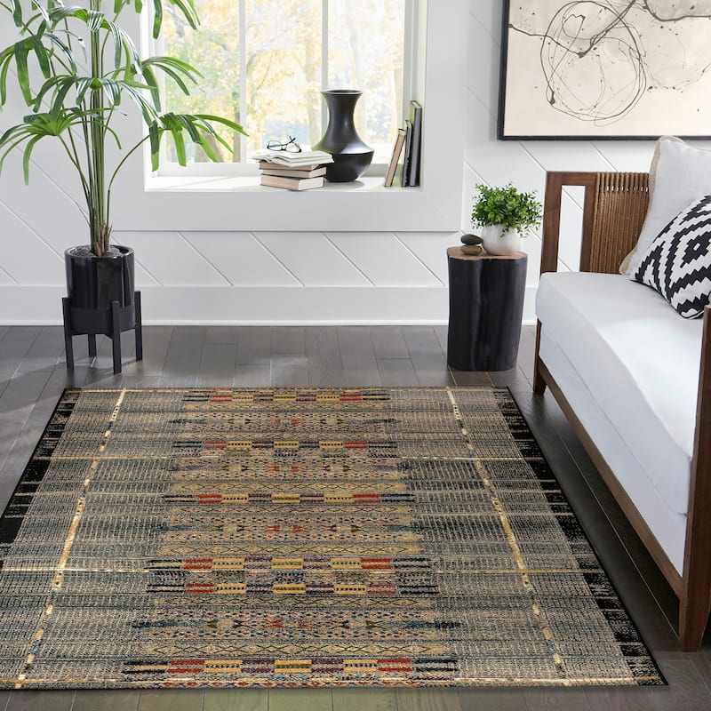 Liora Manne Marina Tribal Stripe Indoor/Outdoor Rug