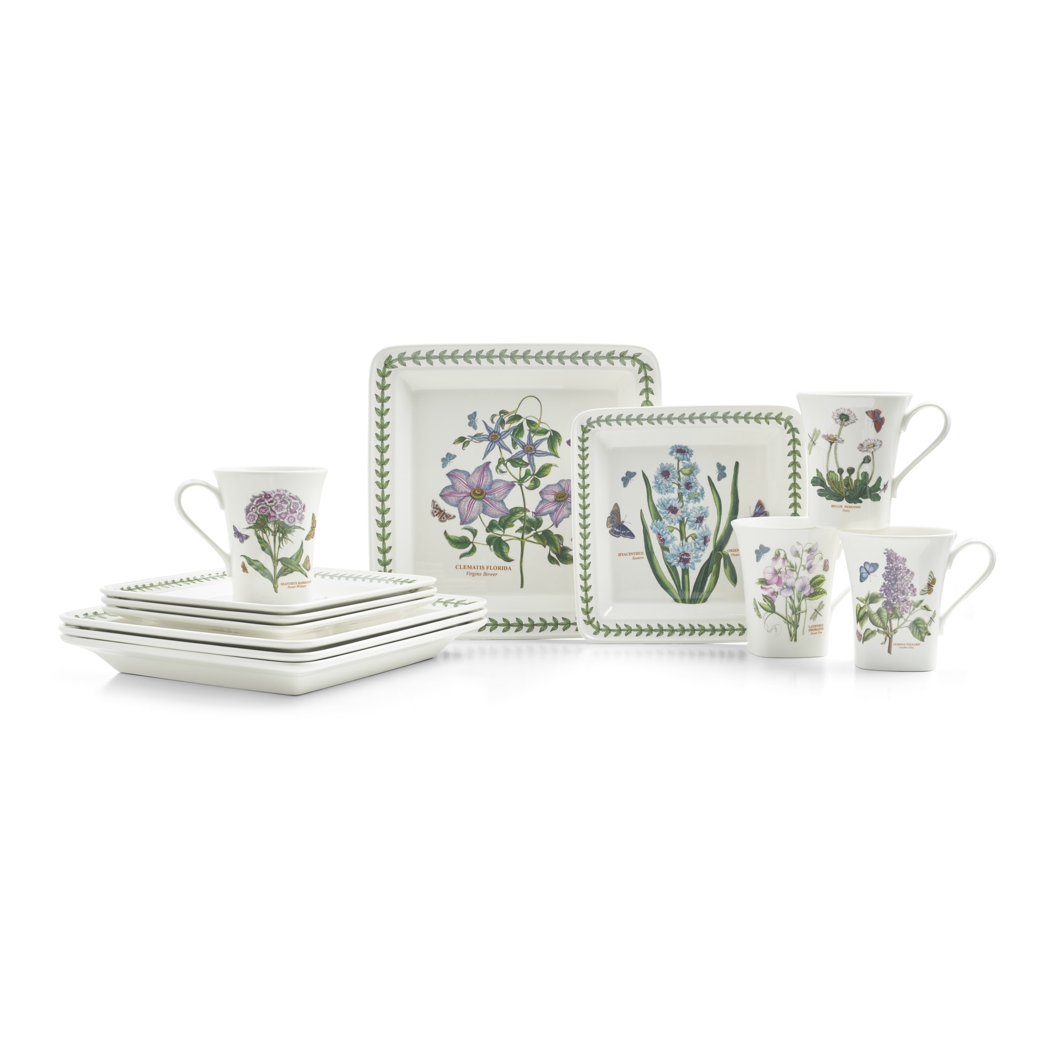 Portmeirion Botanic Garden 12 piece Dinner Set - On Sale - Bed Bath &  Beyond - 5241943