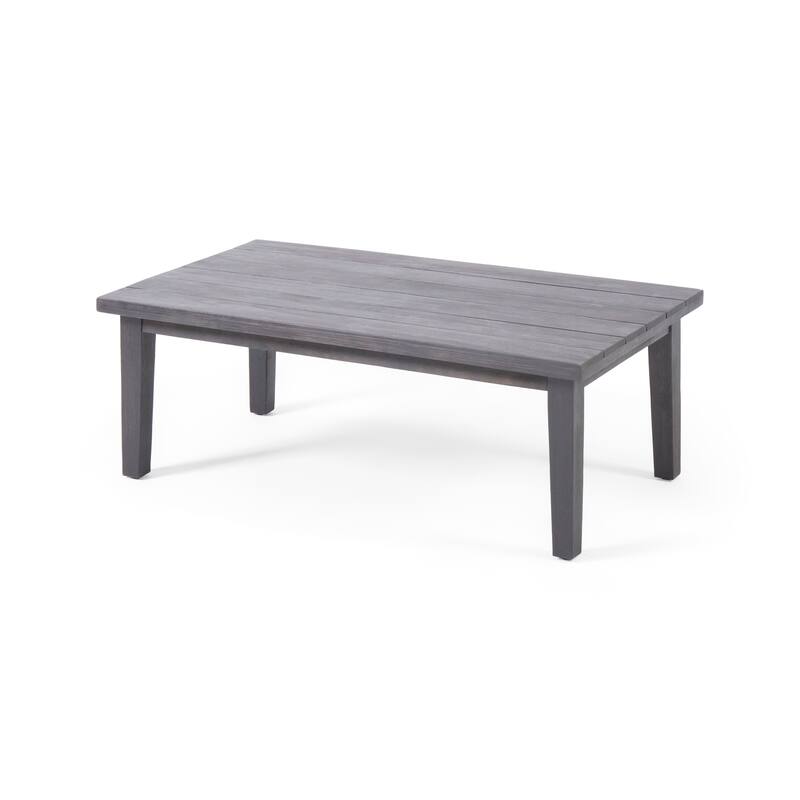 Isla Outdoor 4-seater Coffee Table Chat Set by Christopher Knight Home